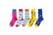 Load image into Gallery viewer, New Funny Women Fashion Harajuku Colorful Socks Cute Art Egg Series Personality Cotton Female socks Novelty Cotton Socks For Men And Women
