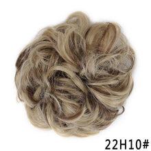 Load image into Gallery viewer, New Girl's Synthetic Chignon Red Pink Purple Blue Green Curly Messy Bun Kids Donut Roller Hair Bun Heat Resistant Fake Hair Wigs For Black Women Cosplay Wigs For Women
