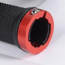 Load image into Gallery viewer, New Handlebar Cover Grips Rubber Soft Anti-Skid Cycling Bike Grips Mountain Road Bike Lock On Handle End Grips Handlebar Lockable Mountain Antiskid Shockproof Aluminum Alloy Locking Ring Comfy Soft TPR Rubber Handlebar
