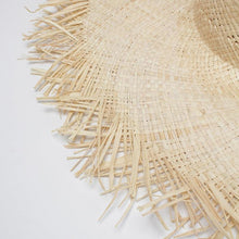 Load image into Gallery viewer, New Handmade Women Straw Sun Hats Large Wide Flat Top Wide Hat Beach Hat Lady Holiday Sun Protection Hat Girls Quality Natural Outdoor Sun Caps For Holiday Vintage Design Hat

