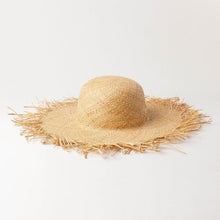 Load image into Gallery viewer, New Handmade Women Straw Sun Hats Large Wide Flat Top Wide Hat Beach Hat Lady Holiday Sun Protection Hat Girls Quality Natural Outdoor Sun Caps For Holiday Vintage Design Hat
