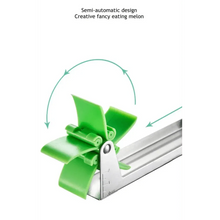 Load image into Gallery viewer, New Incredible Watermelon Cutter Multi Melon Knife Slicer Cutting Machine Stainless Steel Windmill Fruit Household Artifact Kitchen Tool
