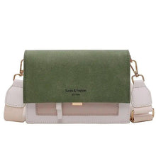 Load image into Gallery viewer, New Look Contrast Color Scrub Leather Crossbody Bags For Women And Girls Simple Chain Shoulder Bag , Purses And Handbags For Ladies
