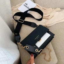 Load image into Gallery viewer, New Look Contrast Color Scrub Leather Crossbody Bags For Women And Girls Simple Chain Shoulder Bag , Purses And Handbags For Ladies
