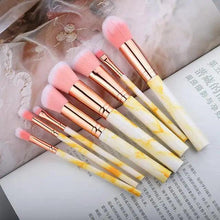 Load image into Gallery viewer, New Luxurious 12/8/5pcs Eye Lip Makeup Brushes Set Eyebrow Comb Eyelash Sponge Eyeshadow Silicone Face Mask Edge Control Brush Cosmetics
