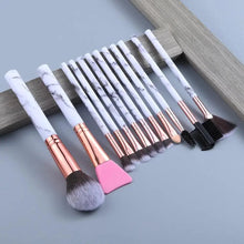 Load image into Gallery viewer, New Luxurious 12/8/5pcs Eye Lip Makeup Brushes Set Eyebrow Comb Eyelash Sponge Eyeshadow Silicone Face Mask Edge Control Brush Cosmetics
