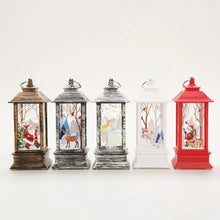 Load image into Gallery viewer, New Luxurious Christmas Ornament LED Lamp Desktop Hanging Santa Claus Elk Lantern Xmas Home Party Decoration Prop Lights Kids Gift
