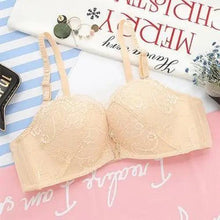 Load image into Gallery viewer, New Luxurious Lace Floral Wireless Bras For Women Front Closure Bras Plus Size Bralette Comfortable  Adjusted Push Up Bra
