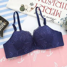 Load image into Gallery viewer, New Luxurious Lace Floral Wireless Bras For Women Front Closure Bras Plus Size Bralette Comfortable  Adjusted Push Up Bra
