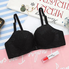 Load image into Gallery viewer, New Luxurious Lace Floral Wireless Bras For Women Front Closure Bras Plus Size Bralette Comfortable  Adjusted Push Up Bra
