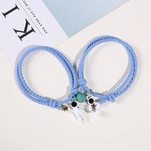 Load image into Gallery viewer, New Magnet Couple Bracelet Star Astronaut Paired Bracelet Attractive Fashion Star Magnetic Bracelets For Couples Jewelry Gifts Set For Couple Bestfriend Girlfriend Boyfriend Women Men
