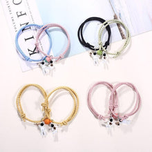 Load image into Gallery viewer, New Magnet Couple Bracelet Star Astronaut Paired Bracelet Attractive Fashion Star Magnetic Bracelets For Couples Jewelry Gifts Set For Couple Bestfriend Girlfriend Boyfriend Women Men
