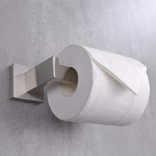 Load image into Gallery viewer, New  Matte Black Toilet Paper Holder Wall Mount Tissue Roll Hanger 304 Stainless Steel Bathroom Accessories Toilet Paper Holder Tissue Roll Holder Hanger Stainless Steel Matte Black Bathroom Lavatory Hardware Wall Mount 14.5cm
