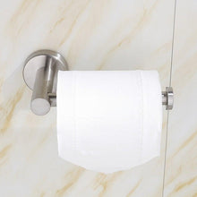 Load image into Gallery viewer, New  Matte Black Toilet Paper Holder Wall Mount Tissue Roll Hanger 304 Stainless Steel Bathroom Accessories Toilet Paper Holder Tissue Roll Holder Hanger Stainless Steel Matte Black Bathroom Lavatory Hardware Wall Mount 14.5cm
