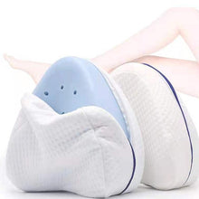 Load image into Gallery viewer, New Memory Cotton Leg Pillow Sleeping Orthopedic Sciatica Back Hip Body Joint Pain Relief Thigh Orthopedic Knee Pillow for Sciatica Relief  Back Pain  Leg Pain  Pregnancy Hip Joint Pain Leg Pad Cushion Home Memory Foam
