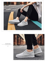 Load image into Gallery viewer, New Men's Flats High Quality Casual Shoes Handmade Shoes Casual Sports Flats Men Lightweight Comfortable Walking Shoes Outdoor Walking Sneakers For Mens
