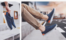 Load image into Gallery viewer, New Men's Flats High Quality Casual Shoes Handmade Shoes Casual Sports Flats Men Lightweight Comfortable Walking Shoes Outdoor Walking Sneakers For Mens
