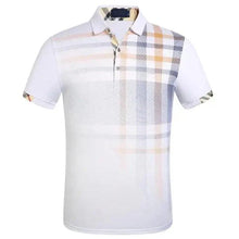 Load image into Gallery viewer, New Men's Polo Shirt Men Soft Cotton Short Sleeve Shirt Nice Plus Size Modern Polo Shirt for Men Short Sleeve Slim Fit Summer Thin Shirt Men Polo Shirt Plaid Clothing
