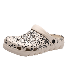 Load image into Gallery viewer, New Men Sandals Shoes Summer Beach Garden Flat Cool Slippers Arch Support Clogs Garden Shoes Slip-On Outdoor Beach Pool Shower Summer Sandals Slippers
