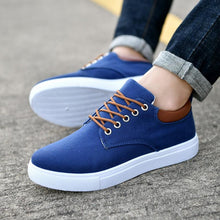 Load image into Gallery viewer, New Mens Canvas Shoes Spring Summer Casual Canvas Shoes Flats Men Shoes Driving Business Shoes Breathable Canvas Shoes Fashion Casual Shoes Fashion Sneakers Breathable Comfort Shoes
