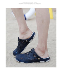 Load image into Gallery viewer, New Mens Sandals Summer Flip Flops Slippers Outdoor Beach Casual Shoes Sandals Water Shoes Outdoor Beach Yard Pool Shower Summer Sandals Outdoor Slippers
