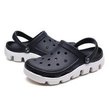 Load image into Gallery viewer, New Mens Summer Slippers Beach Sandals Jelly Shoes Men Outdoor Sandals Hollow Clogs Adjustable Garden Slippers House Shoes Durable Lightweight Beach Clogs
