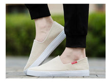 Load image into Gallery viewer, New Mens Womens Casual Flat Canvas Shoes Lightweight Elegant Shoes Men Casual Walking Sneakers Comfortable Modern White Soft Sneakers
