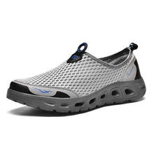 Load image into Gallery viewer, New Mesh Mens Aqua Shoes Outdoor Breathable Quick Dry Water Sneakers Light Anti-Skid Sport Footwear Comfortable Mesh Work Shoes Beach Swim Surf Shoes Water Shoes
