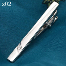 Load image into Gallery viewer, New Metal Silver Color Tie Clip For Men Wedding Necktie Tie Clasp Clip Tie Clips for Men Tie Bar Clip  Regular Ties Necktie Wedding Business Tie Pin Clips Gentleman Ties Bar Elegant Men's Accessories
