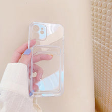 Load image into Gallery viewer, New Mini Wallet Card Holder Silicone Case for IPhone 11 12 13 Iphone 11 Pro X XS Max XR 7 8 Plus Soft Phone Cover Slim Shockproof Soft Protective Case With Cute Card Holder
