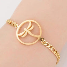 Load image into Gallery viewer, New Modern Elegant Stainless Steel Luxury Bracelet For Women Lovely Animal Butterfly Elephant Strand Bracelets Bangles Jewelry Accessories
