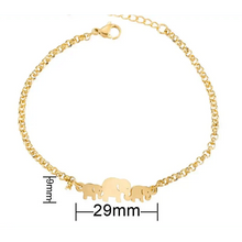 Load image into Gallery viewer, New Modern Elegant Stainless Steel Luxury Bracelet For Women Lovely Animal Butterfly Elephant Strand Bracelets Bangles Jewelry Accessories
