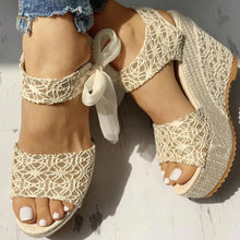 Load image into Gallery viewer, New Modern Women Wood High Heels Sandals Elegant Stylish Design Summer Womens Shoes
