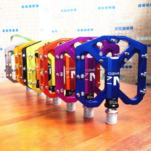 Load image into Gallery viewer, New Mountain Non-Slip Bike Pedals Platform Bicycle Flat Alloy Pedals 9/16 3 Bearings For Road Bikes Mountain Bike Pedals Flat Bicycle Pedals 9/16 Lightweight Road Bike Pedals Carbon Fiber Sealed Bearing Flat Pedals

