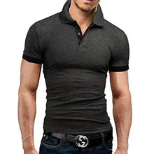 Load image into Gallery viewer, New Polo Shirt Men Summer Cool Men's Shirts Sleeve Polo Business Clothes Luxury Men Tee Shirt Polos  women's short sleeves Summer Men's T-shirt Short Sleeved Lapel Casual T-shirt for Male Half Sleeve Tops
