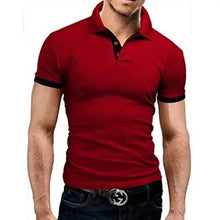 Load image into Gallery viewer, New Polo Shirt Men Summer Cool Men's Shirts Sleeve Polo Business Clothes Luxury Men Tee Shirt Polos  women's short sleeves Summer Men's T-shirt Short Sleeved Lapel Casual T-shirt for Male Half Sleeve Tops
