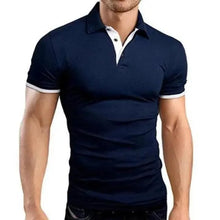 Load image into Gallery viewer, New Polo Shirt Men Summer Cool Men's Shirts Sleeve Polo Business Clothes Luxury Men Tee Shirt Polos  women's short sleeves Summer Men's T-shirt Short Sleeved Lapel Casual T-shirt for Male Half Sleeve Tops
