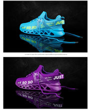 Load image into Gallery viewer, New Purple Womens Sport Sneakers Running Mesh Platform Sneakers Breathable Tennis Outdoor Lightweight Twist Bottom Breathable Tennis Sport Shoes For Workout Walking Outdoor Sport Gym
