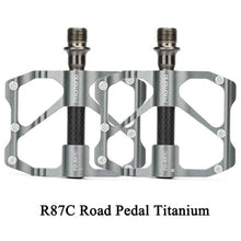 Load image into Gallery viewer, New  Road Bike Pedal Non-Slip Ultra-Light Aluminum 3 Ball Bearing Cycling Pedals Mountain Bike Pedals Pedals Aluminum Bicycle Flat Platform Pedals Lightweight Non-Slip Sealed Bearing For Road Mountain

