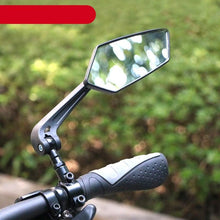 Load image into Gallery viewer, New Scratch Resistant Glass Lens Rear View Mirror Bike Cycling Clear Wide Range Back Sight Rearview Reflector Adjustable Handlebar Rotatable Bicycle Rear View Glass Mirror Wide Angle Acrylic  Safety Mirror New Scratch Resistant Glass Lens
