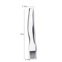 Load image into Gallery viewer, New Sharp Knife Onion Garlic Vegetable Cutter Cut Onions Garlic Tomato Device Shredders Slicers Cooking Tools Kitchen Accessories
