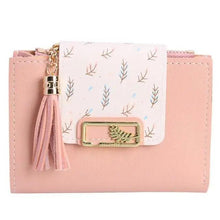 Load image into Gallery viewer, New Short PU Leather Clutch Bags Card Holder Wallet And  Small Coin Purse for Women And Girls
