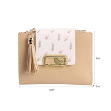 Load image into Gallery viewer, New Short PU Leather Clutch Bags Card Holder Wallet And  Small Coin Purse for Women And Girls
