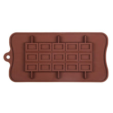 Load image into Gallery viewer, New Silicone Chocolate Mold Triangular Baking Tools Non-Stick Silicone Cake Mould Jelly Candy 3D Molds Kitchen Accessories Break Apart Chocolate Molds Silicone Deep Candy Bar Molds Silicone Shapes

