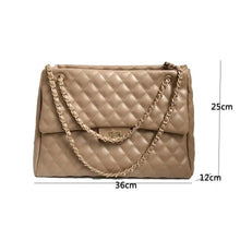 Load image into Gallery viewer, Women Pu Leather Shoulder Bag Fashionable Designer Luxury Female Large Capacity Crossbody Bag
