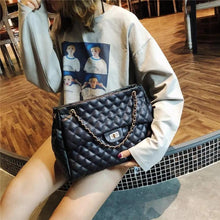 Load image into Gallery viewer, Women Pu Leather Shoulder Bag Fashionable Designer Luxury Female Large Capacity Crossbody Bag
