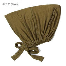 Load image into Gallery viewer, New Soft Modal Muslim Turban Hat Inner Head Wrap Bonnet Under Scarf Hijab Lightweight Caps Elegant Islamic Under Scarf Bonnet Hat Headwrap For Female
