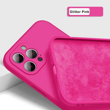 Load image into Gallery viewer, New Soft Silicone Square Phone Case For iPhone 14 13 Pro Max  Back Cover Full Body Protection Cover 13 Pro Shockproof Protective Case
