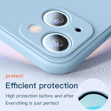 Load image into Gallery viewer, New Soft Silicone Square Phone Case For iPhone 14 13 Pro Max  Back Cover Full Body Protection Cover 13 Pro Shockproof Protective Case
