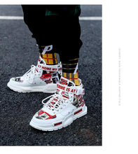 Load image into Gallery viewer, New Sport Mens High Quality Sneakers Breathable Lightweight Red Basketball Luxury Fashion Running Sneakers Non Slip Tennis Sport Athletic Walking Workout Sneakers
